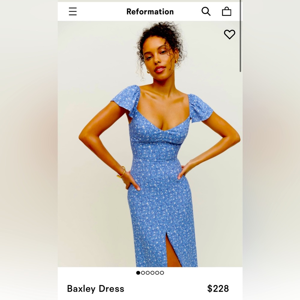 Reformation Baxley Dress SIZE 4